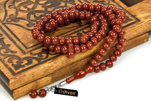 1. Kalite 10mm 99'lu Hac Umre Hediyelik Tesbih (10 Adet) - İhvan (1)