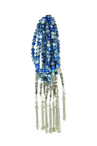 10 Adet 33lü Hac Umre Hediyelik Tesbih - Lacivert - 2