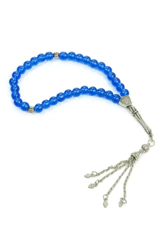 10 Adet 33lü Hac Umre Hediyelik Tesbih - Mavi - 4