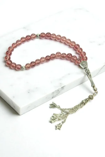 10 Adet 33lü Hac Umre Hediyelik Tesbih - Mercan - 5