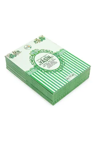 10 Adet Çanta Boy Yasin Kitabı 80 Sayfa Türkçe Mealli - Yeşil Renk - ihvanonline (1)