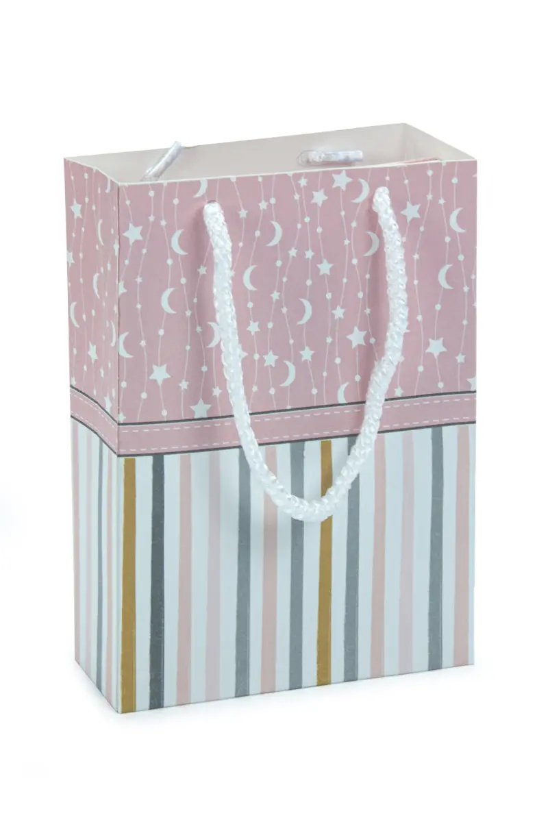 10 Adet Hediyelik 4'lü Mevlüt Seti - İsme Özel Etiketli - Çanta, Tesbih, Magnet Yasin Kitabı - Pembe - 4