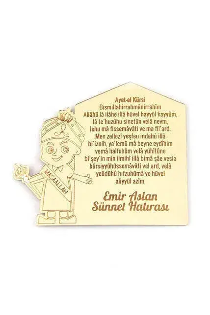 10 Adet Hediyelik Aynalı Pleksi Mıknatıslı Dolap Süsü Sünnet Hediyesi - 1