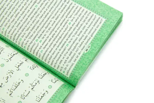 10 Adet Hediyelik Mevlüt Seti İsme Özel Etiketli Çantalı 80 Sayfa Yasin Kitabı - Yeşil - 5