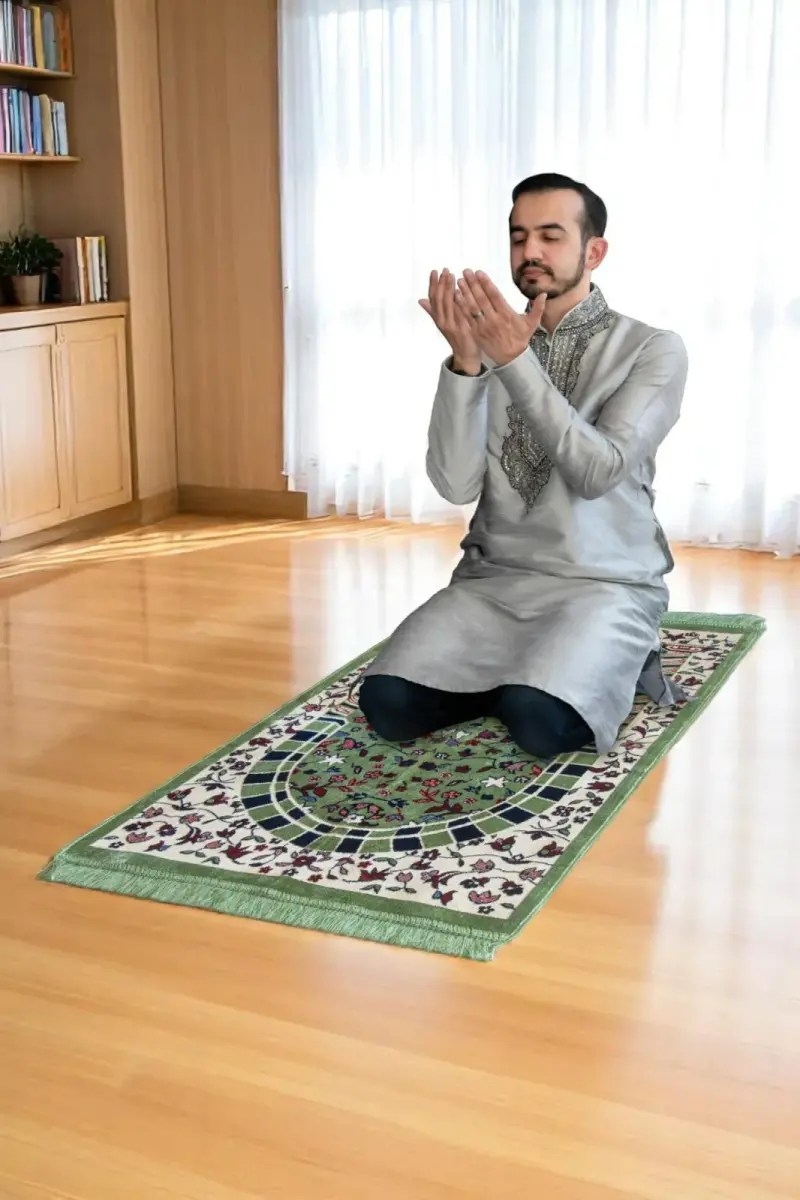 10 Adet Kadife Ravza Desenli Seccade - 8