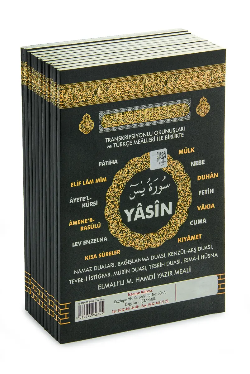 10 Adet Türkçe Mealli Orta Boy 80 Sayfa 41 Yasin - Ayfa Yayınevi - 3