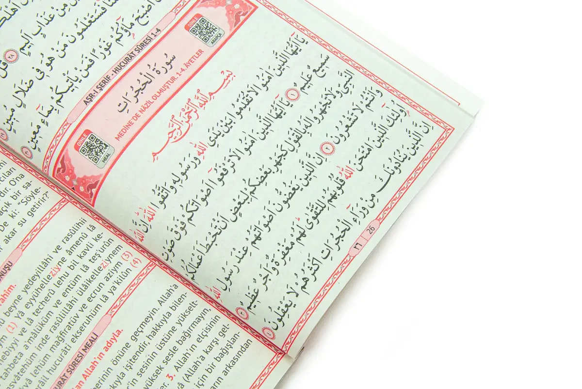 10 Adet Türkçe Mealli Orta Boy 80 Sayfa 41 Yasin - Pembe Renk - 7