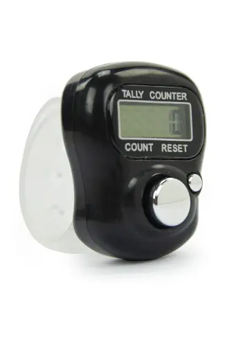 10 Pieces Tulle Pouch and Zikirmatik Name Custom Velvet Covered Yasin Book Set Mevlüt Gift Black - 4