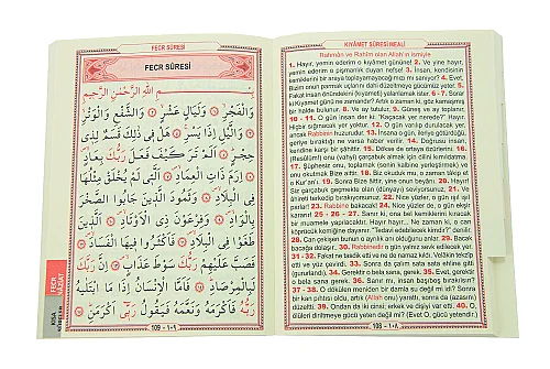10’lu 41 Yasin Seti Fihristli Bilgisayar Hatlı Türkçe Okunuş ve Anlamlarıyla - Çanta Boy - 6
