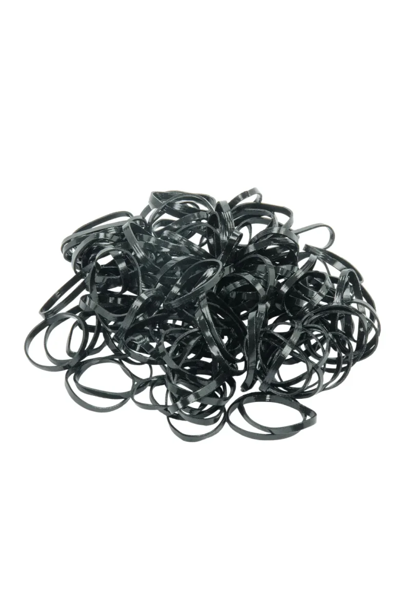 119 Adet Çantalı Çocuk Saç Tokası Saç Lastiği Seti - Çocuk Hac Umre Hediyesi - Siyah - 3