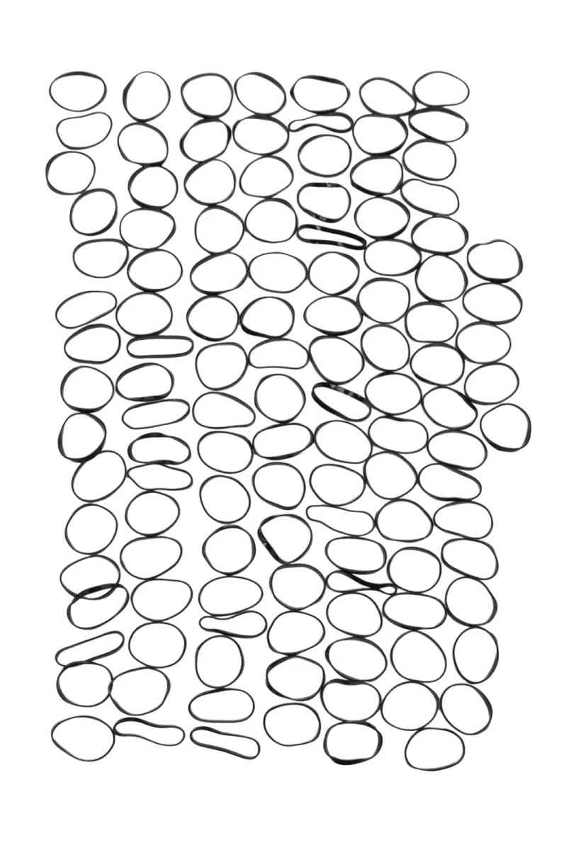 119 Adet Çantalı Çocuk Saç Tokası Saç Lastiği Seti - Çocuk Hac Umre Hediyesi - Siyah - 5