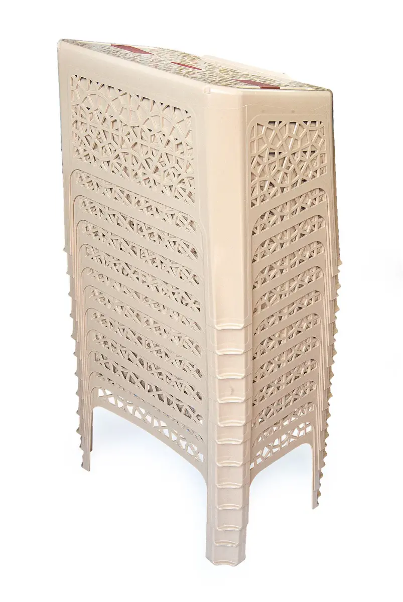 12 Adet Cami ve Kuran Kursları için Takke Hediyeli Plastik Rahle Masası - 4