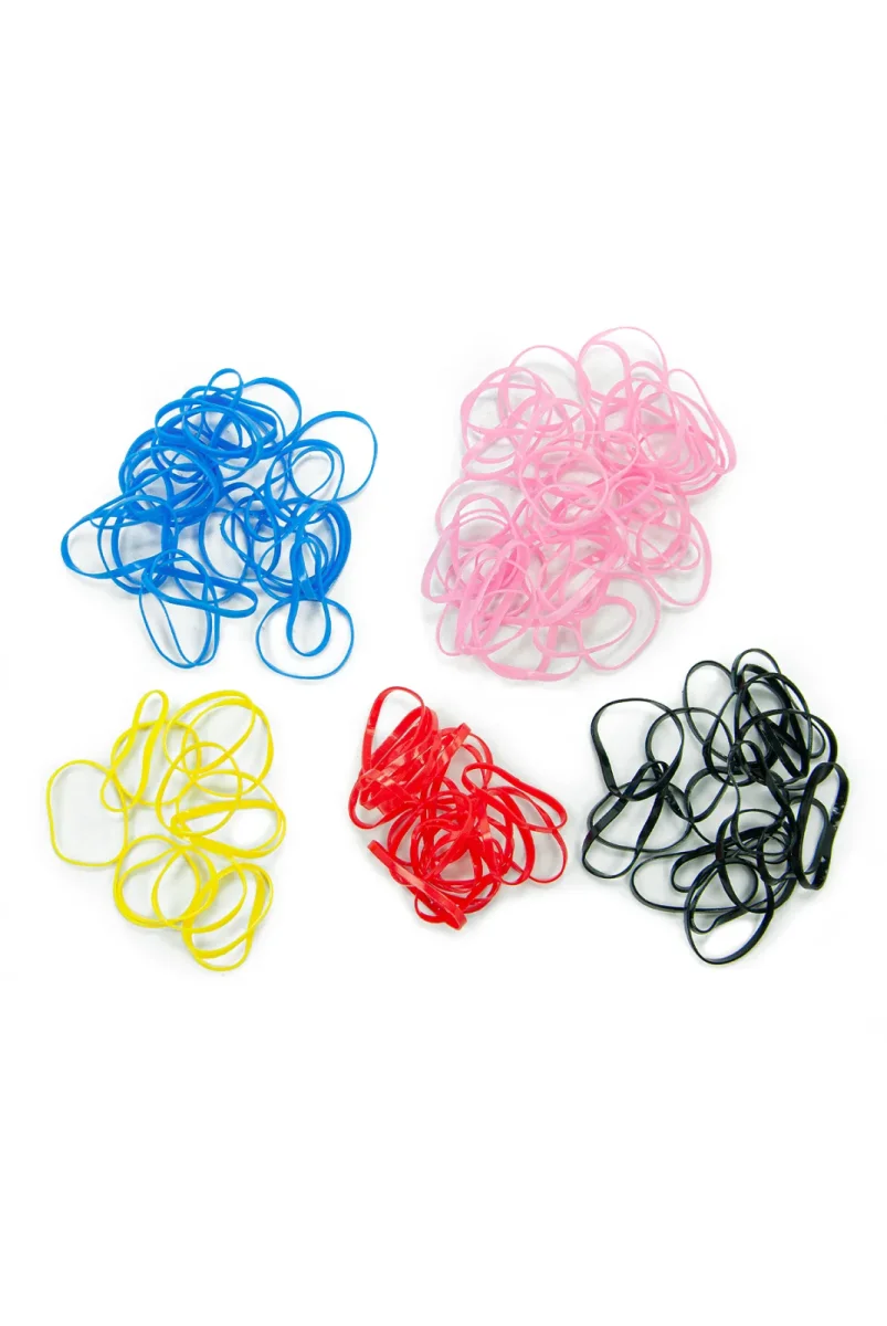 127 Adet Çantalı Çocuk Saç Tokası Saç Lastiği Seti - Çocuk Hac Umre Hediyesi - Karışık Renkli - 6