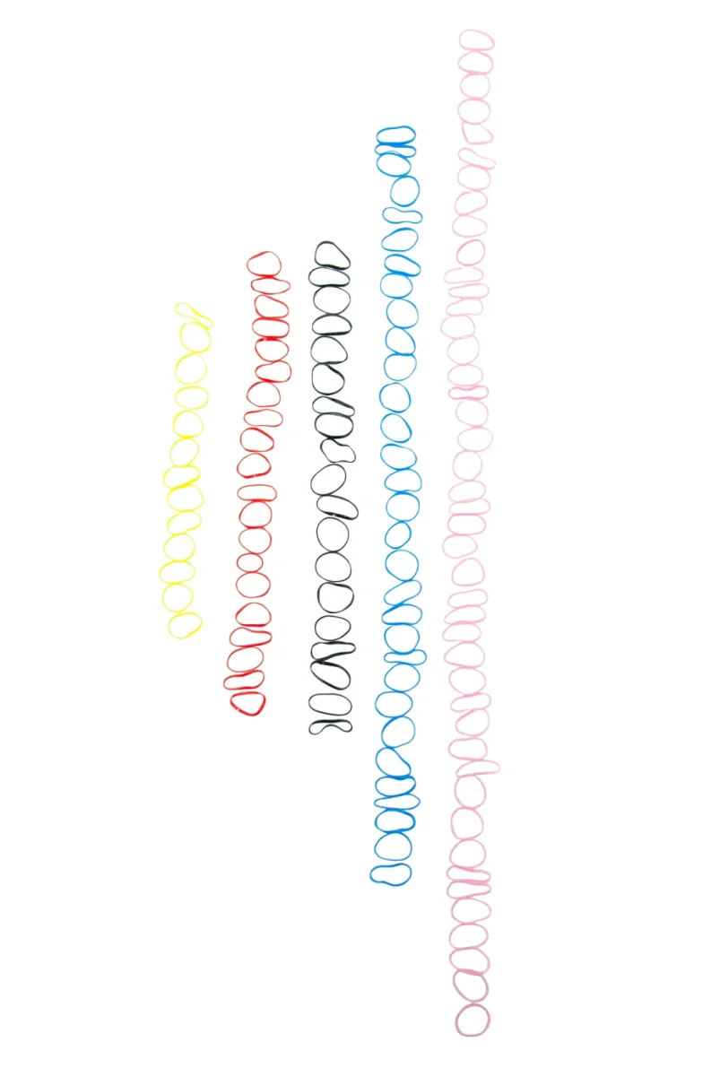 127 Adet Çantalı Çocuk Saç Tokası Saç Lastiği Seti - Çocuk Hac Umre Hediyesi - Karışık Renkli - 7