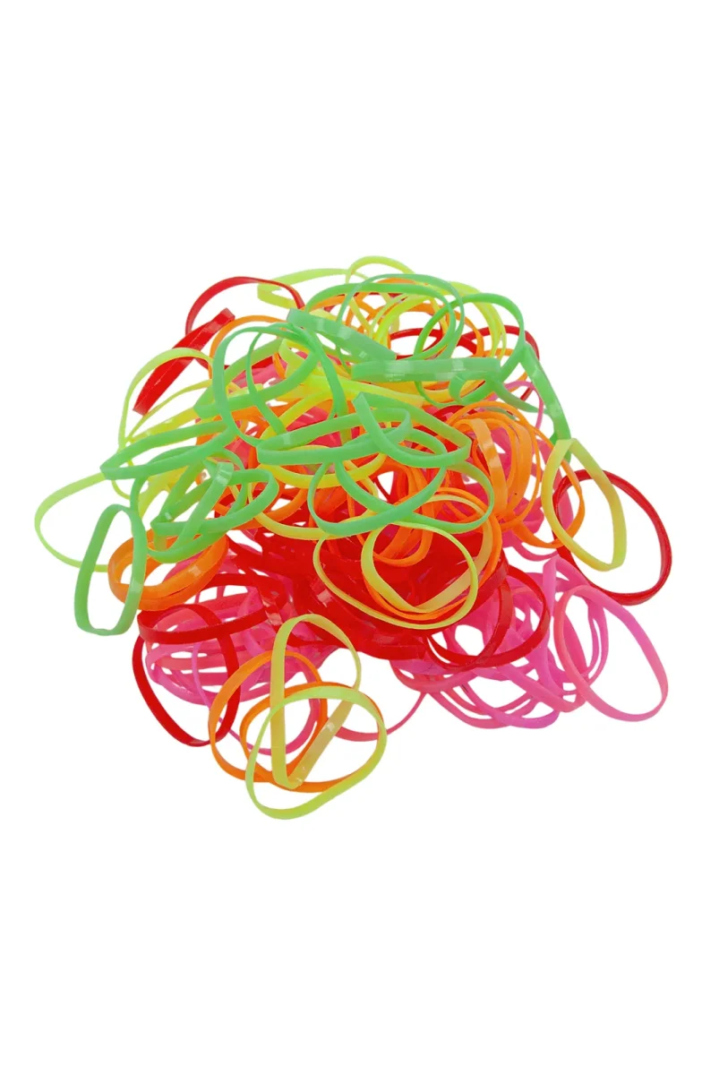 129 Adet Çantalı Çocuk Saç Tokası & Saç Lastiği Seti - Çocuk Hac Umre Hediyesi - Karışık Renkli - 3