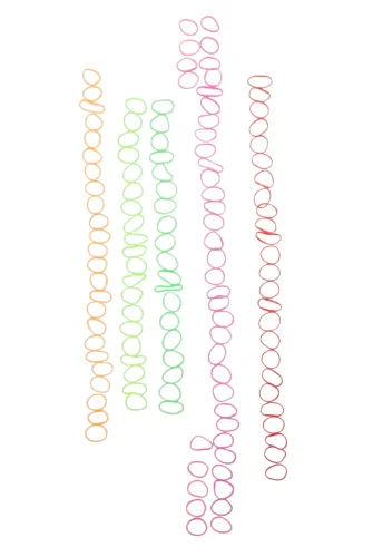 129 Adet Çantalı Çocuk Saç Tokası & Saç Lastiği Seti - Çocuk Hac Umre Hediyesi - Karışık Renkli - 4