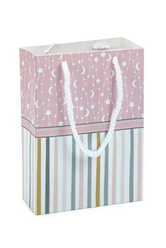 20 Adet Hediyelik 4'lü Mevlüt Seti - İsme Özel Etiketli - Çanta, Tesbih, Magnet Yasin Kitabı - Pembe - 4