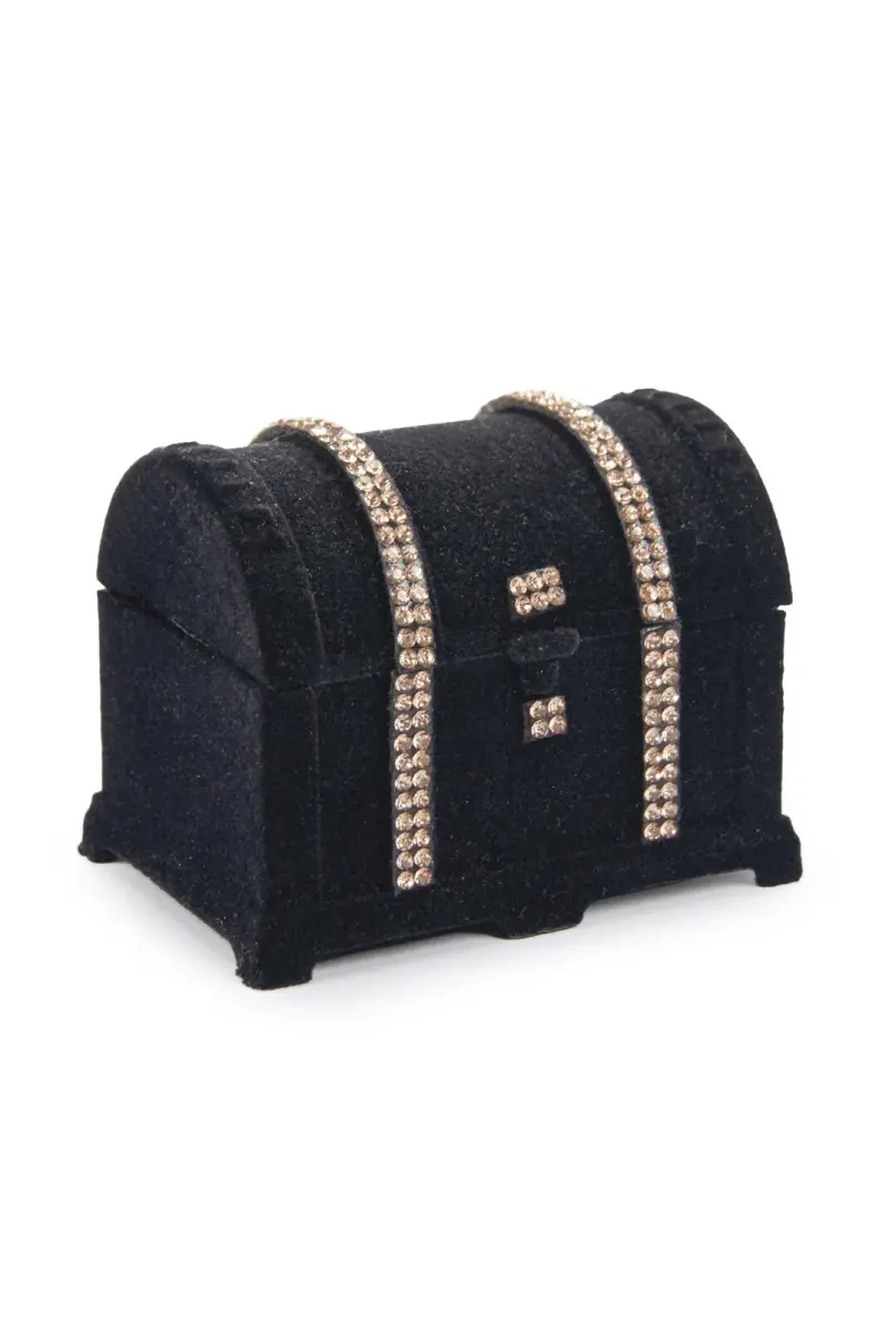 20 Adet Sandıklı Kutuda İnci Tesbih ve Zikirmatik Seti Mevlüt Hediyesi Siyah - 3