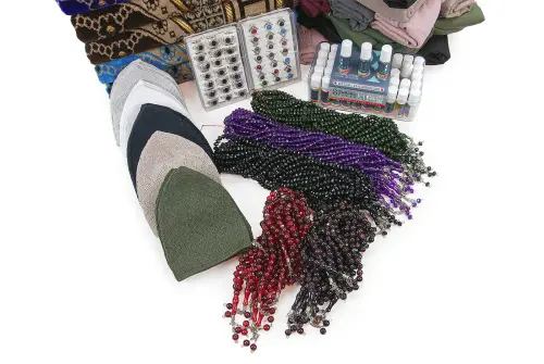 20 Kişilik Hac ve Umre Hediyelik Dodya Kadife Seccade Seti – Premium - 5