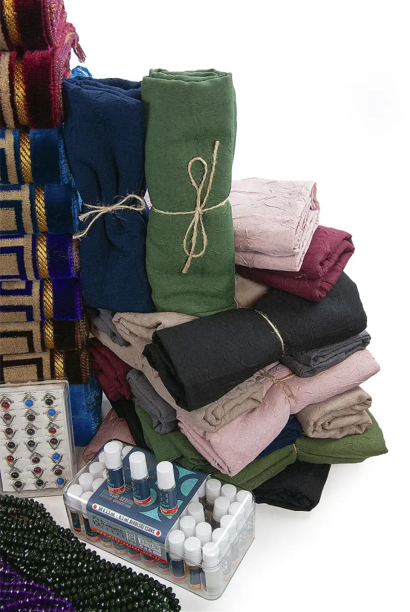 20 Kişilik Hac ve Umre Hediyelik Dodya Kadife Seccade Seti – Premium - 6