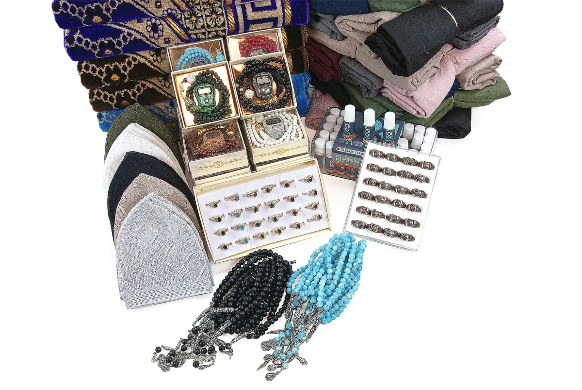 20 Kişilik Hac ve Umre Hediyelik Dodya Kadife Seccade Seti – Deluks - 2