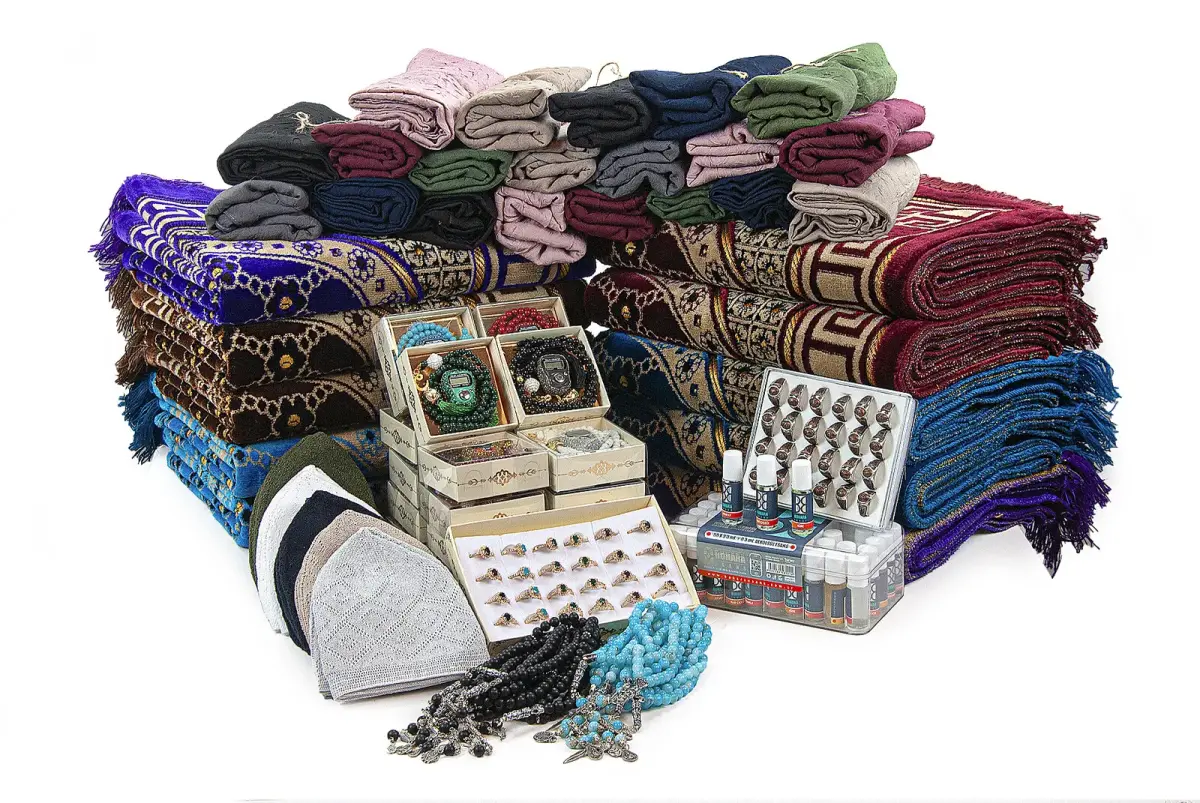 20 Kişilik Hac ve Umre Hediyelik Dodya Kadife Seccade Seti – Deluks - 3