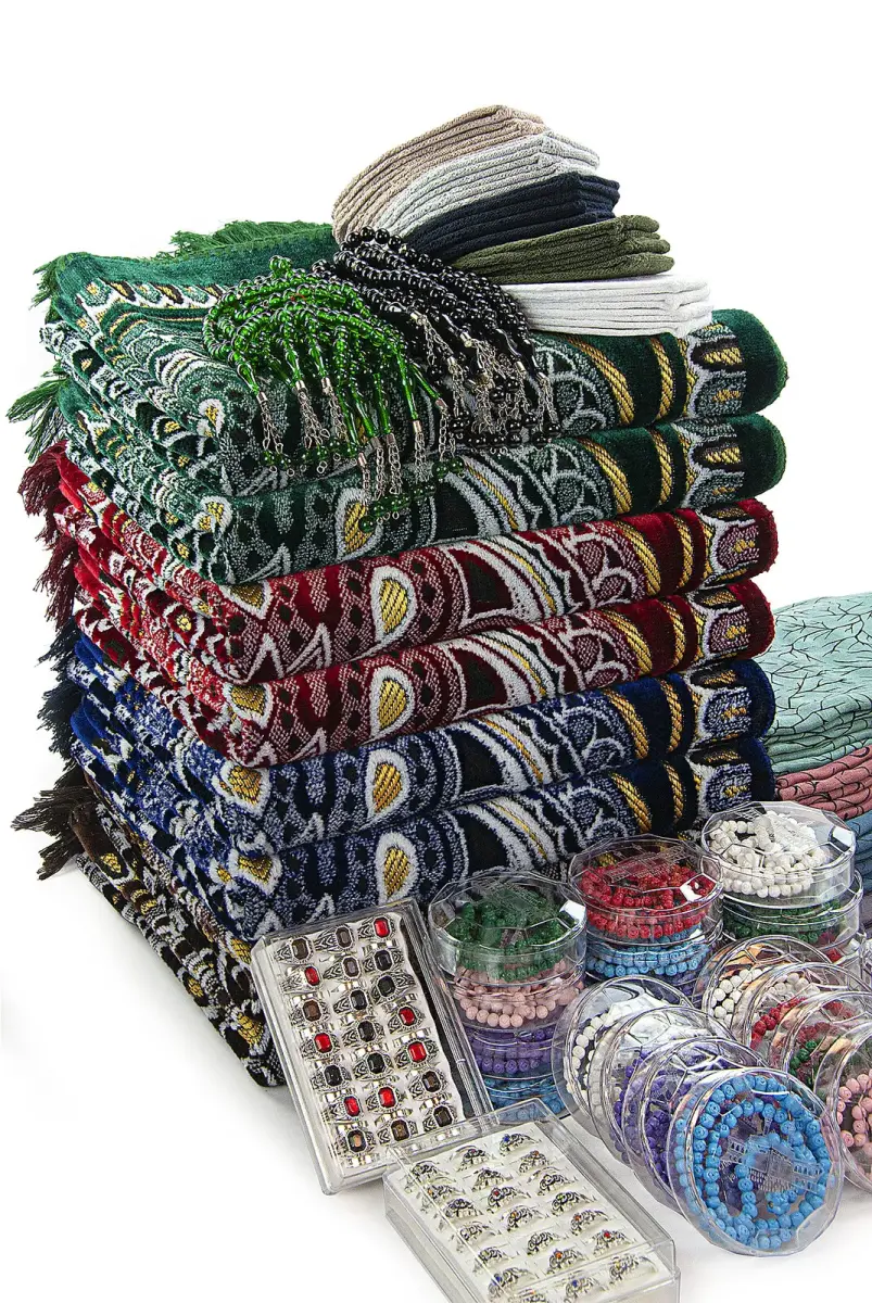 20 Kişilik Hac ve Umre Hediyelik Dodya Kadife Seccade Seti – Delüks (SMB) - 4