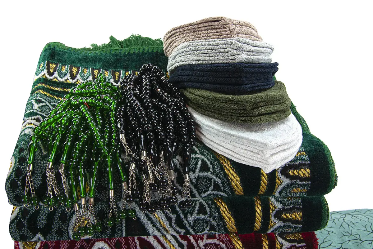 20 Kişilik Hac ve Umre Hediyelik Dodya Kadife Seccade Seti – Delüks (SMB) - 6