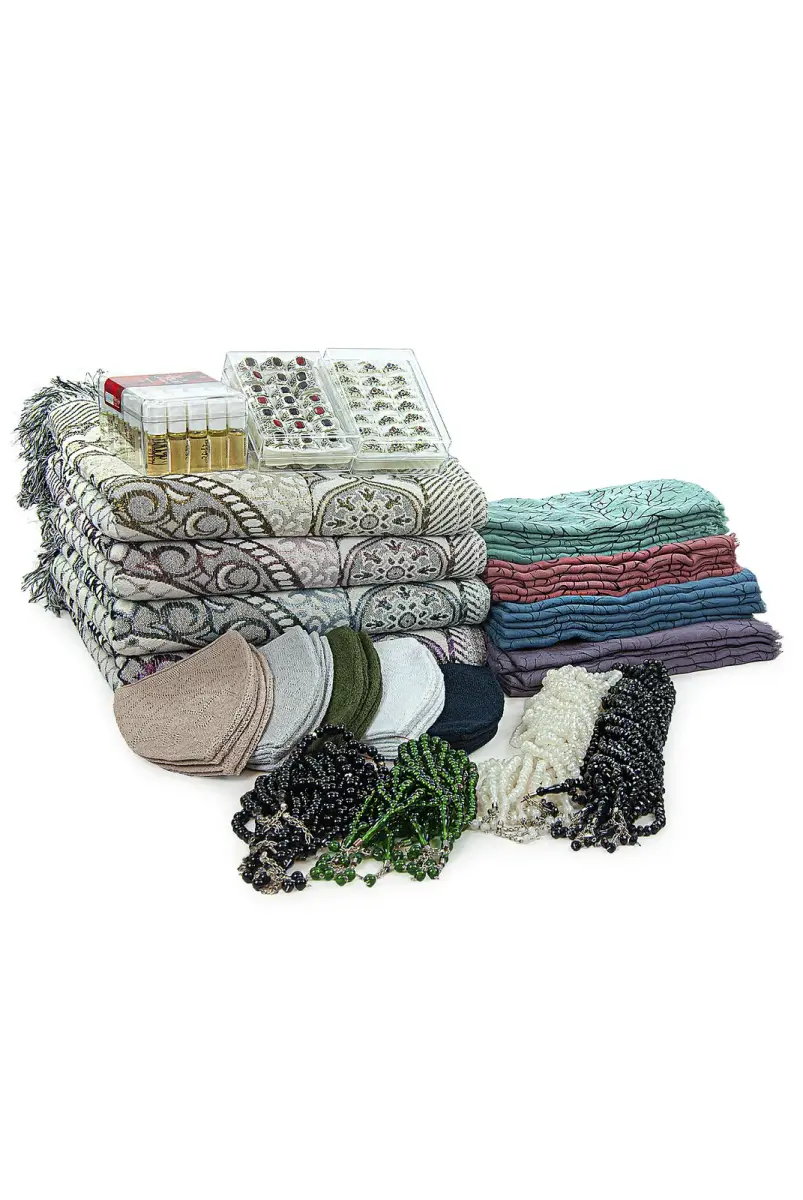 20 Kişilik Hac ve Umre Hediyelik Seccade Seti – Ekonomik (EYP) - 3