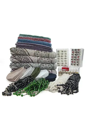 20 Kişilik Hac ve Umre Hediyelik Seccade Seti – Ekonomik (EYP) - 4