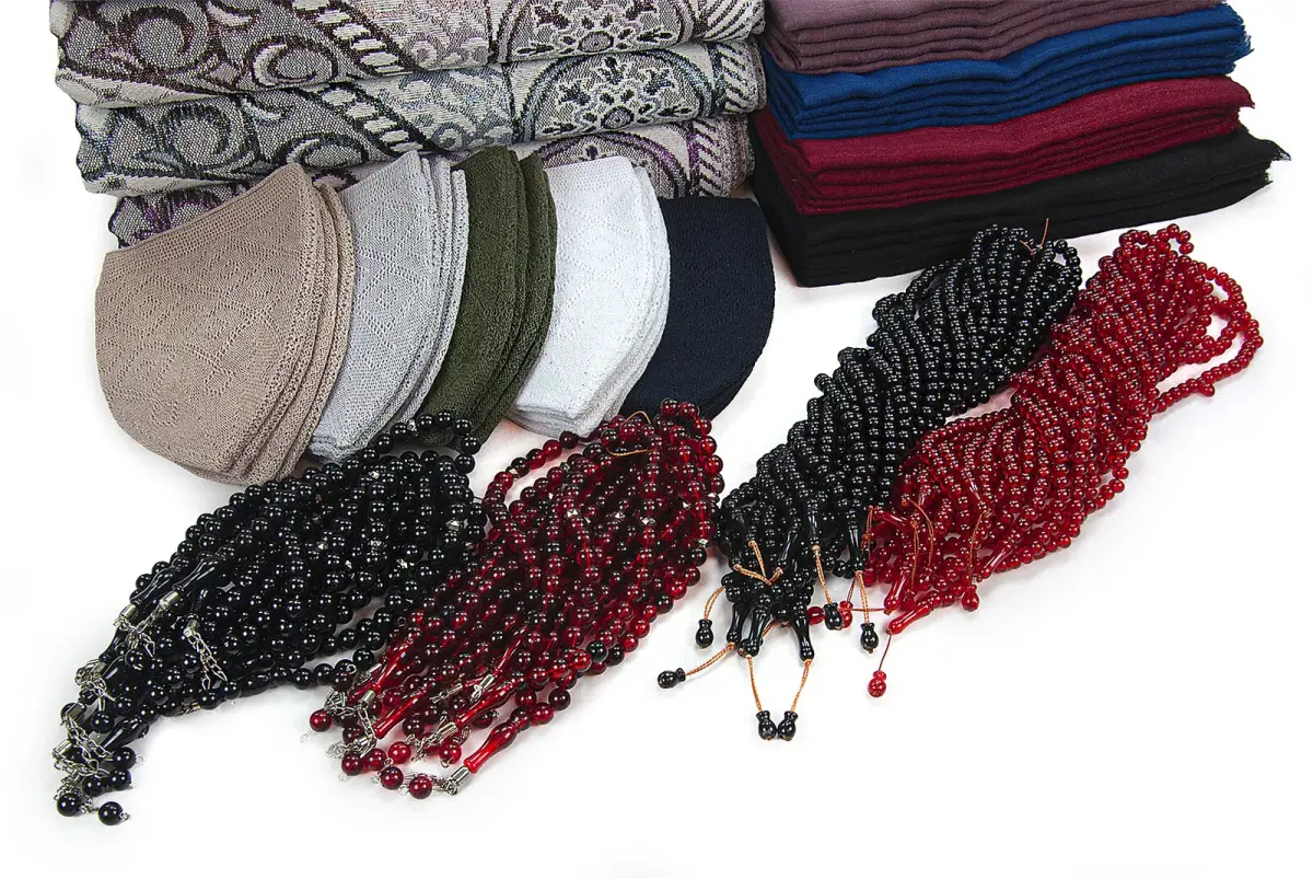 20 Kişilik Hac ve Umre Hediyelik Seccade Seti – Lüks (HCB) - 4