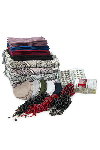 20 Kişilik Hac ve Umre Hediyelik Seccade Seti – Lüks (HCB) - ihvanonline