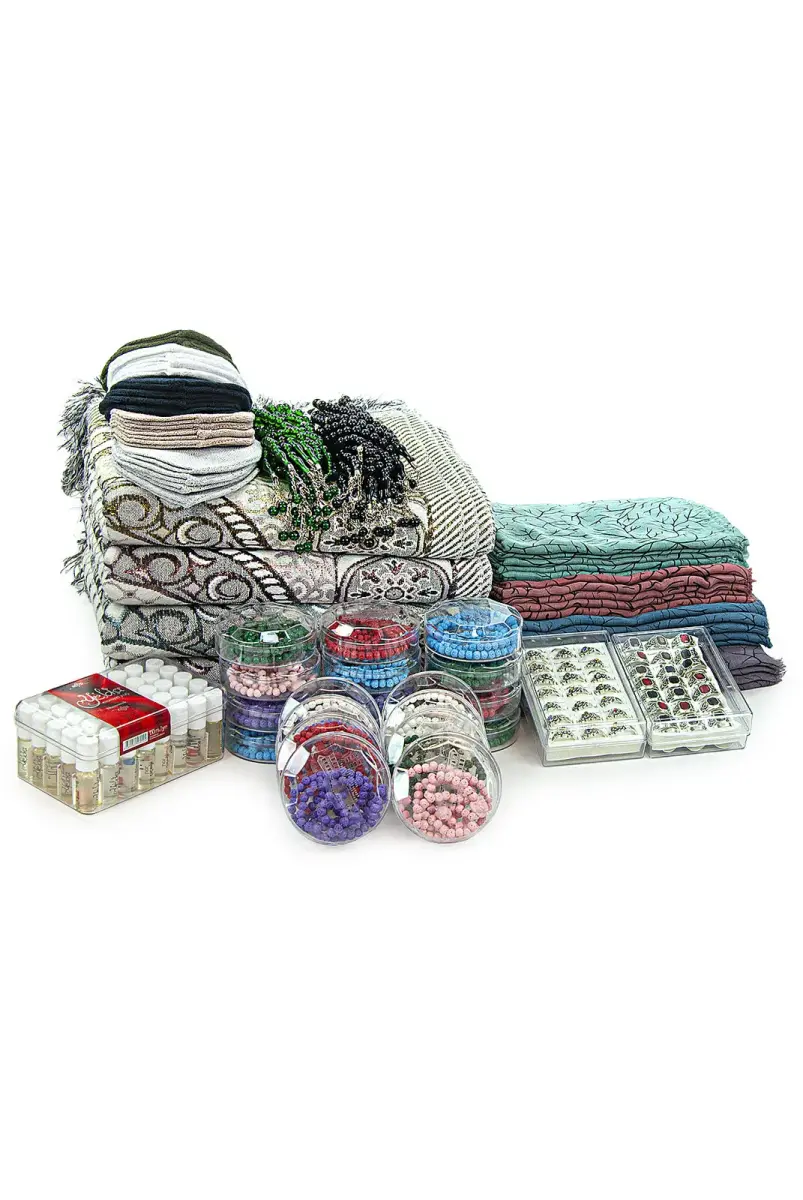 20 Kişilik Hac ve Umre Hediyelik Seccade Seti – Lüks (HDY) - 1