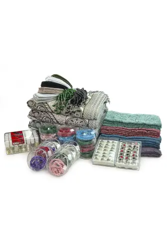 20 Kişilik Hac ve Umre Hediyelik Seccade Seti – Lüks (HDY) - 6