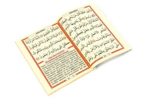 20 PCS - Yasin Book - Bag Size - 128 Pages - Special Name Label - Cardboard Bag - Purple Color - Mevlid Gift - 4