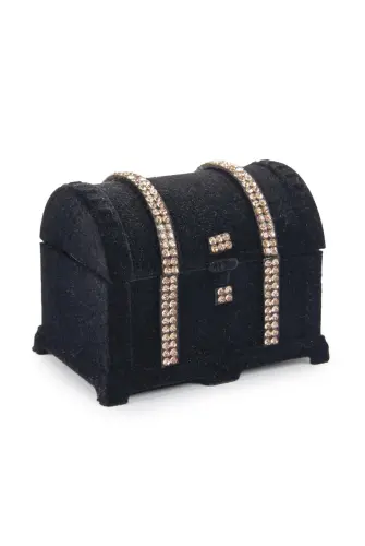 20 Pieces of Pearl Prayer Beads and Chanting Set in a Box Mevlüt Gift Black - 3