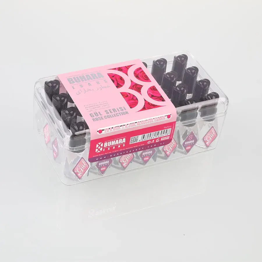 28'li Buhara Esans Gül Kokusu 8ml - 1