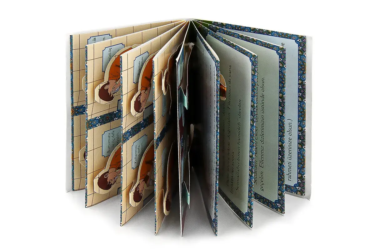 3-Dimensional Ablution and Prayer Chart for Men - 2