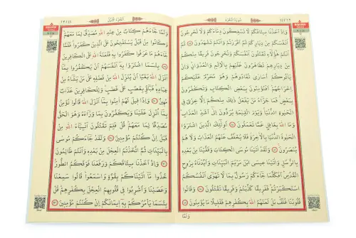 30 Cüz Özel Taşıma Çantalı Hatmi Şerif Orta Boy Kuranı Kerim Siyah - 5