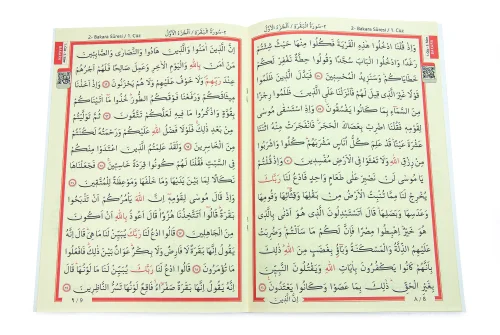 30 Cüz Suni Deri Çantalı Rahle Boy Kuranı Kerim - Yeşil - 5