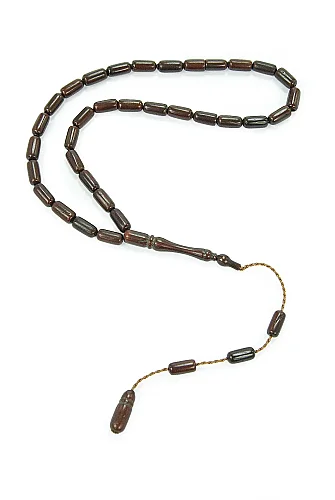 33 lü Kuka Kesme Tesbih 4.5 mm – İznik Model Doğal Kuka Tesbih - 2