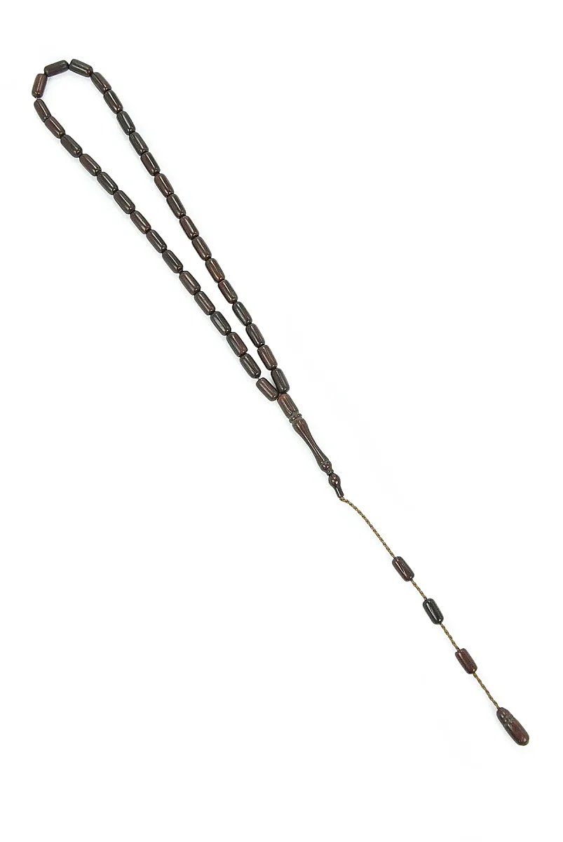 33 lü Kuka Kesme Tesbih 4.5 mm – İznik Model Doğal Kuka Tesbih - 3