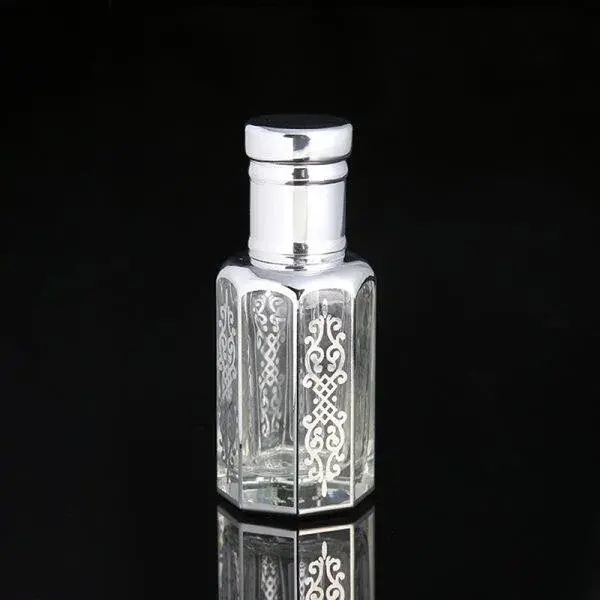 3ml Rollon Cam Parfüm Şişesi Silver ERB113-3ML-B - 1