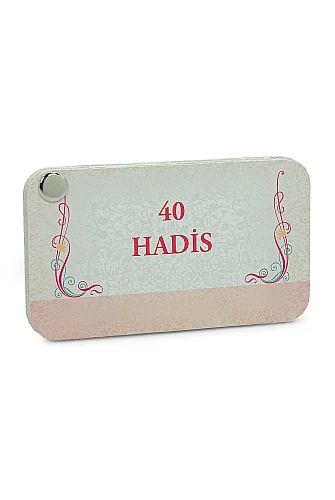 40 Hadis Kart Seti – Cep Boy Metal Halkalı Hadis Kartları - 3