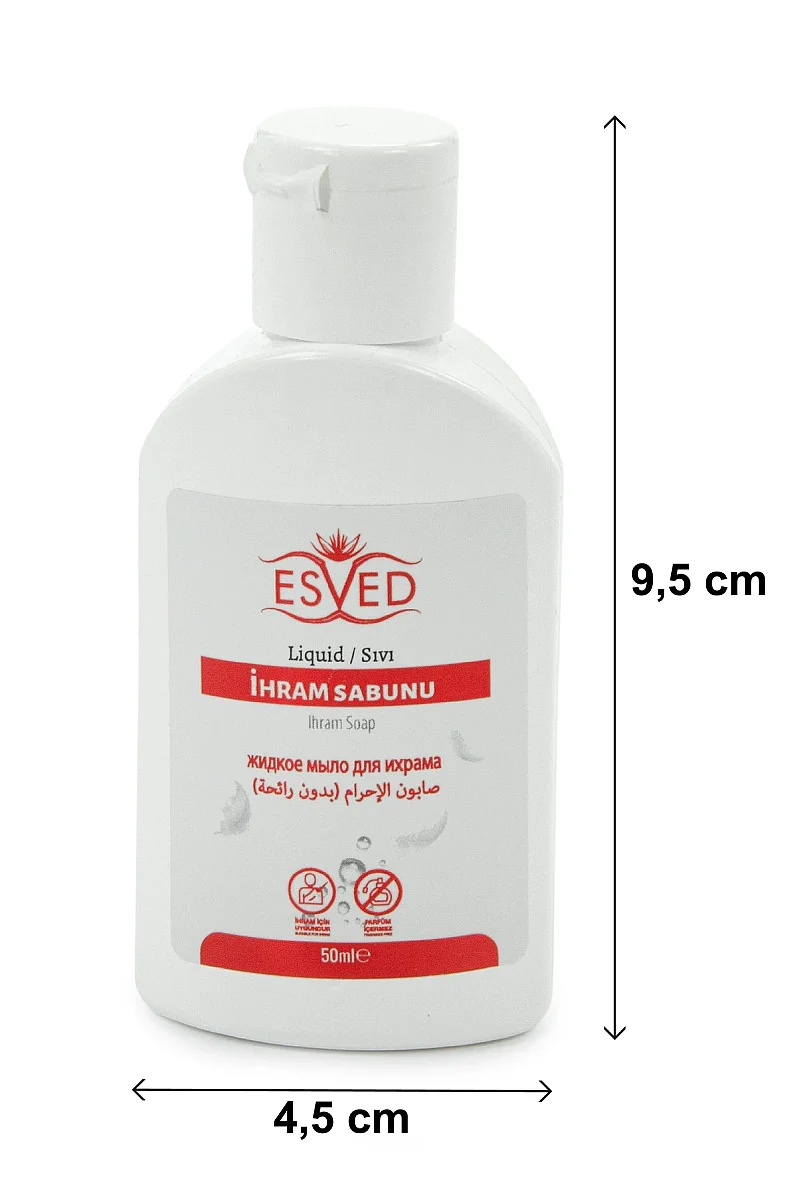 4'lü Parfümsüz Hac ve Umre Temizlik ve Duş Seti - İhrama Uygun - 6
