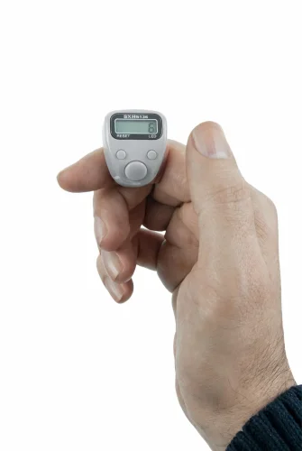 5 Adet Işıklı Parmak Zikirmatik Yüzük - LED Aydınlatmalı Dijital Sayaç 5li Ekonomik Set - Gri - ihvanonline (1)