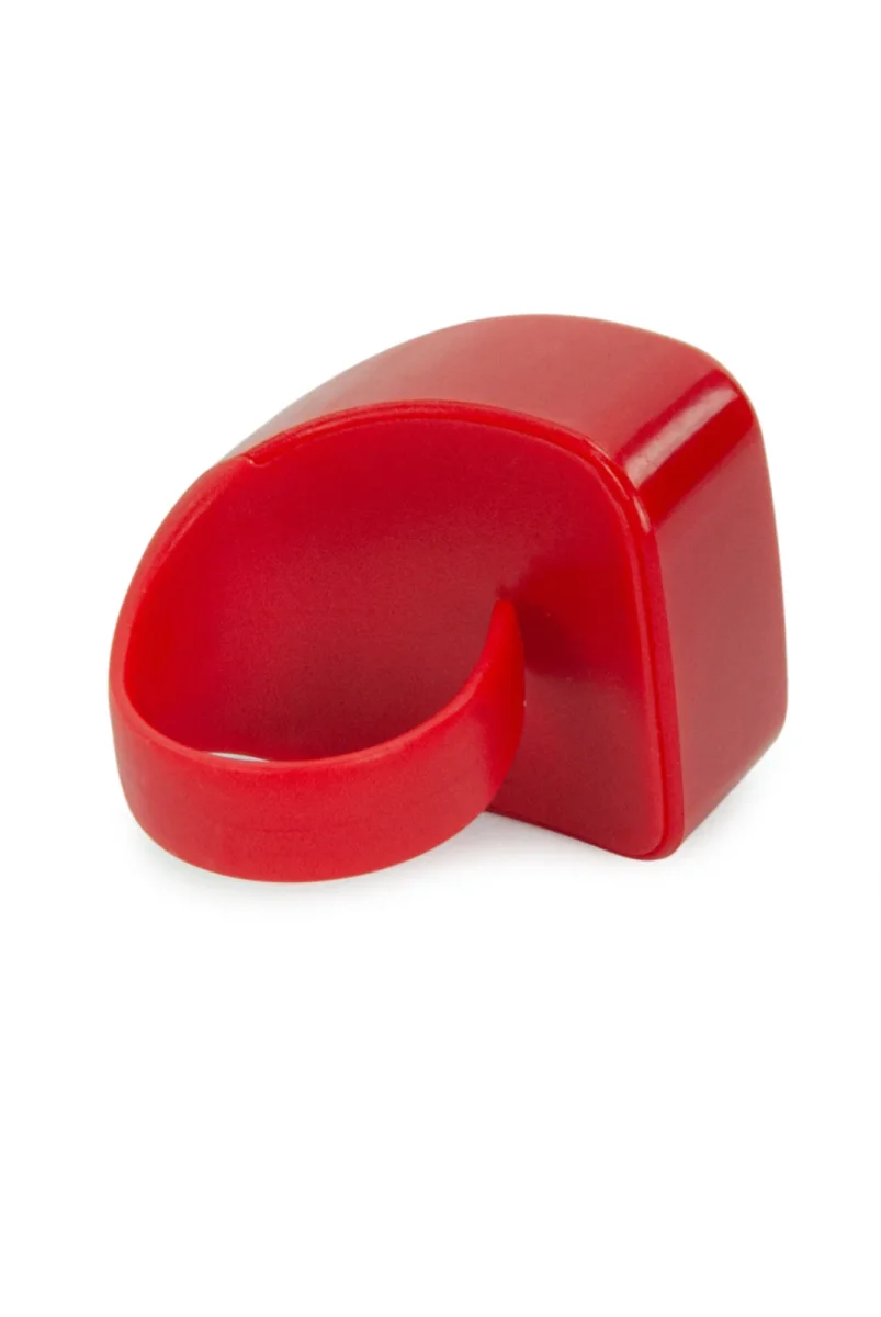 5 Adet Işıklı Parmak Zikirmatik Yüzük - LED Aydınlatmalı Dijital Sayaç 5li Ekonomik Set - Kırmızı - 10