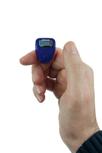 5 Adet Işıklı Parmak Zikirmatik Yüzük - LED Aydınlatmalı Dijital Sayaç 5li Ekonomik Set - Lacivet - 3