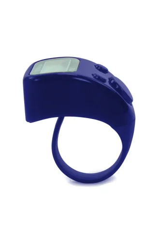 5 Adet Işıklı Parmak Zikirmatik Yüzük - LED Aydınlatmalı Dijital Sayaç 5li Ekonomik Set - Lacivet - 5