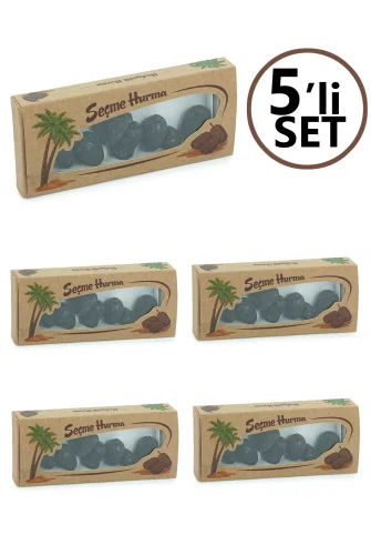 5 li Paket Hediyelik Özel Kutulu Hurma, İftarlık İkramlık Acve Hurması 